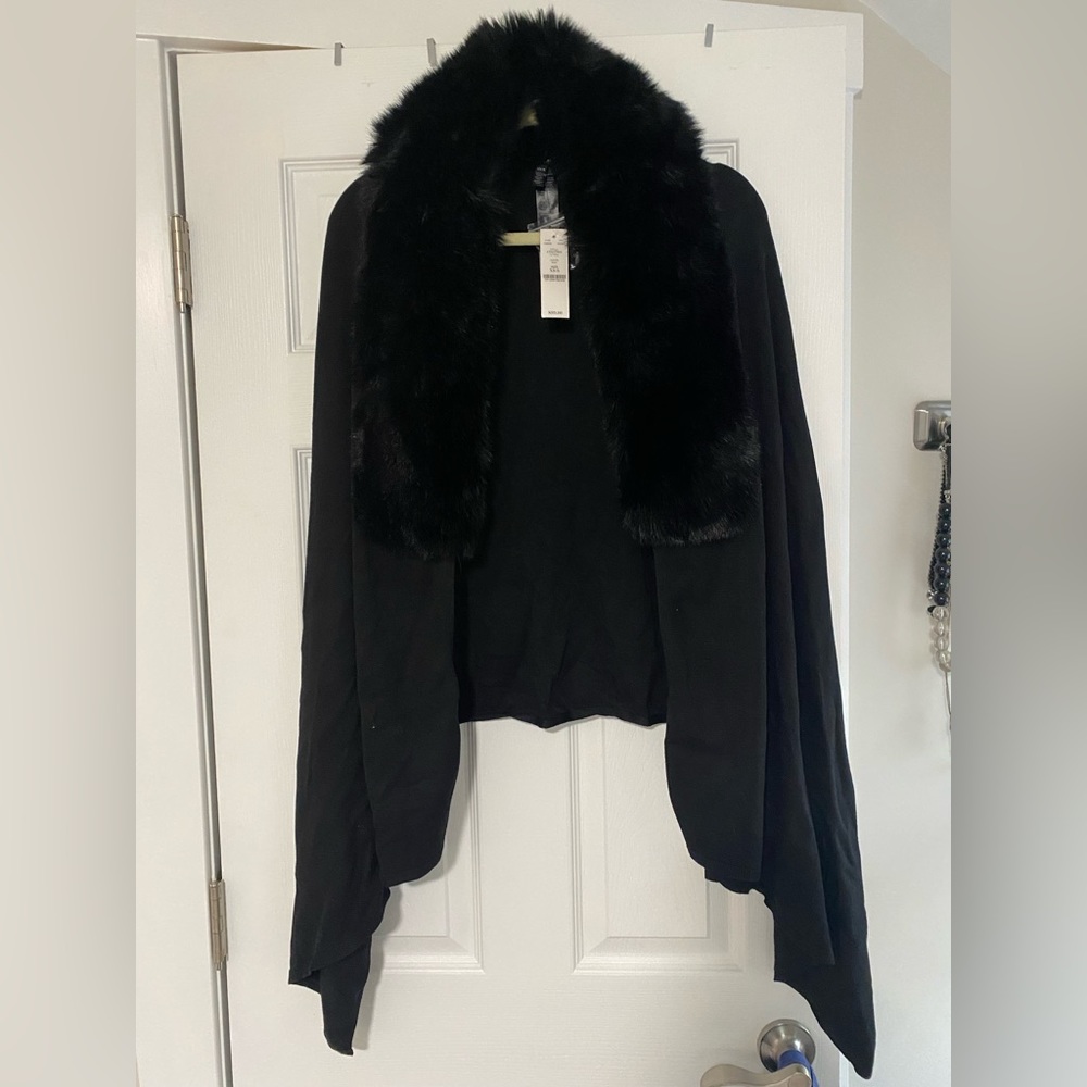 NWT - White House Black Market Fur Wrap